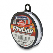 Rijgdraad Beadalon Fireline 0.13mm White