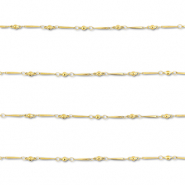 Benodigdheden van Stainless steel Roestvrij staal (RVS) jasseron rod with ball Gold