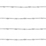 Benodigdheden van Stainless steel Roestvrij staal (RVS) jasseron rod with ball Silver