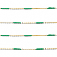Benodigdheden van Stainless steel Roestvrij staal (RVS) jasseron with rod Gold-green