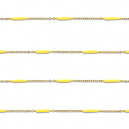 Benodigdheden van Stainless steel Roestvrij staal (RVS) jasseron with rod Gold-yellow