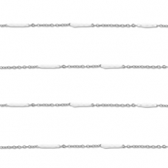 Benodigdheden van Stainless steel Roestvrij staal (RVS) jasseron with rod Silver-white