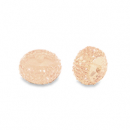 Kralen van resin rondellen 8mm Light peach
