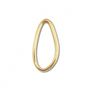 Benodigdheden van Stainless steel Roestvrij staal (RVS) connector oval Gold