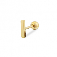 Oorpiercing van Stainless steel Roestvrij staal (RVS) Gold