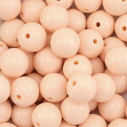 16 mm kralen van DQ acryl Nude peach