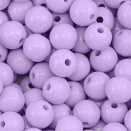 10 mm kralen van DQ acryl Pastel lilac