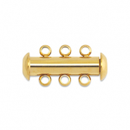 Benodigdheden van Stainless steel Roestvrij staal (RVS) multi-ketting magneetsluiting Gold