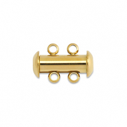 Benodigdheden van Stainless steel Roestvrij staal (RVS) multi-ketting magneetsluiting Gold