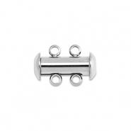 Benodigdheden van Stainless steel Roestvrij staal (RVS) multi-ketting magneetsluiting Silver