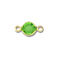 Benodigdheden van Stainless steel Roestvrij staal (RVS) connector round Gold-green