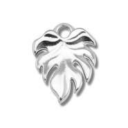 Bedels van Stainless steel Roestvrij staal (RVS) leaf Silver