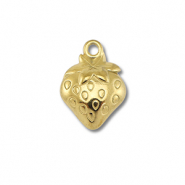Bedels van Stainless steel Roestvrij staal (RVS) strawberry Gold