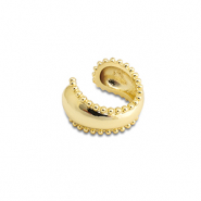 Oorbellen van Stainless steel Roestvrij staal (RVS) ear cuff Gold