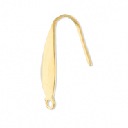 Benodigdheden van Stainless steel Roestvrij staal (RVS) oorbellen / oorhanger with loop Gold