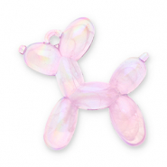 Statement hangers balloon dog Lilac purple-AB coating