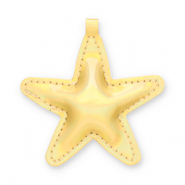 Statement hangers star Gold holographic