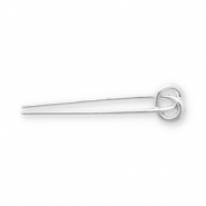 Haaraccessoires Franse haarspeld knot Silver