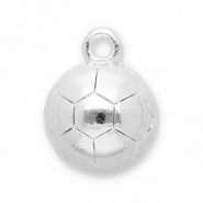 Metaal bedels DQ football Antiek zilver (nikkelvrij)