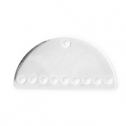 Eco-brass&reg; Metaal bedels DQ tussenstuk Antiek zilver (nikkelvrij)