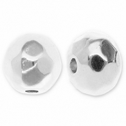 Metaal kralen DQ facet geslepen 6mm Antiek zilver (nikkelvrij)