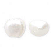 Zoetwaterparels imitatie nugget White
