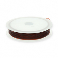 Elastiek draad 0.8mm Brown