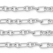 Benodigdheden van aluminium jasseron ankerketting Silver