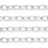 Benodigdheden van aluminium jasseron ankerketting Silver