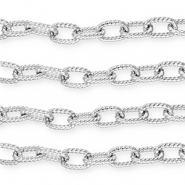 Benodigdheden van aluminium jasseron ankerketting Silver