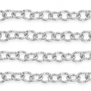 Benodigdheden van aluminium jasseron ankerketting Silver