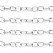 Benodigdheden van aluminium jasseron ankerketting Silver