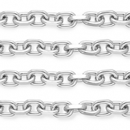 Benodigdheden van aluminium jasseron ankerketting Silver