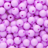 8 mm kralen van acryl shiny Lilac pink