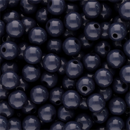 6 mm kralen van acryl shiny Anthracite