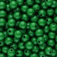 6 mm kralen van acryl shiny Green