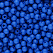 4 mm kralen van acryl shiny Blue