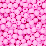 4 mm kralen van acryl shiny Pink