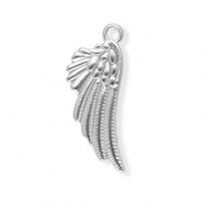Bedels van Stainless steel Roestvrij staal (RVS) wing Silver