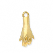 Bedels van Stainless steel Roestvrij staal (RVS) hand Gold