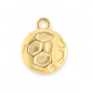Bedels van Stainless steel Roestvrij staal (RVS) football Gold