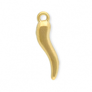 Bedels van Stainless steel Roestvrij staal (RVS) Italian horn Gold