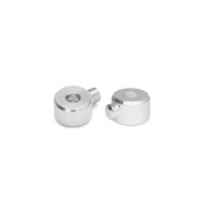 Eco-brass&reg; Metaal onderdelen DQ knijpkraal tube Antiek zilver (nikkelvrij)