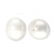 Zoetwaterparels round Natural white