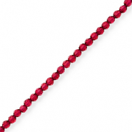 Top facet kralen Red
