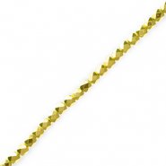 Top facet kralen Metallic gold