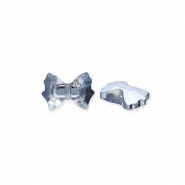 Facet fashion kralen bow Blue-pearl shine coating