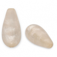 Kralen Polaris Elements druppel vorm Polmo Beige