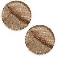 20 mm platte Polaris Elements cabochon Las Vegas Brown