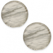 20 mm platte Polaris Elements cabochon Las Vegas Beige
